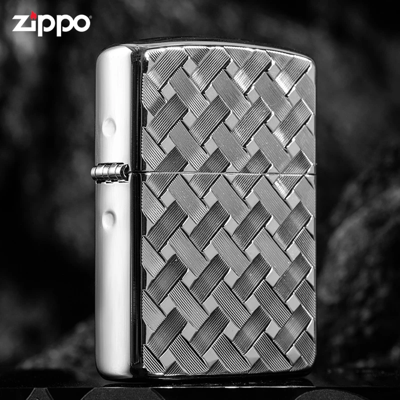 【ZIPPO】打火机日版原版千丝万缕纵横防风520送男朋友礼物TCX1H1