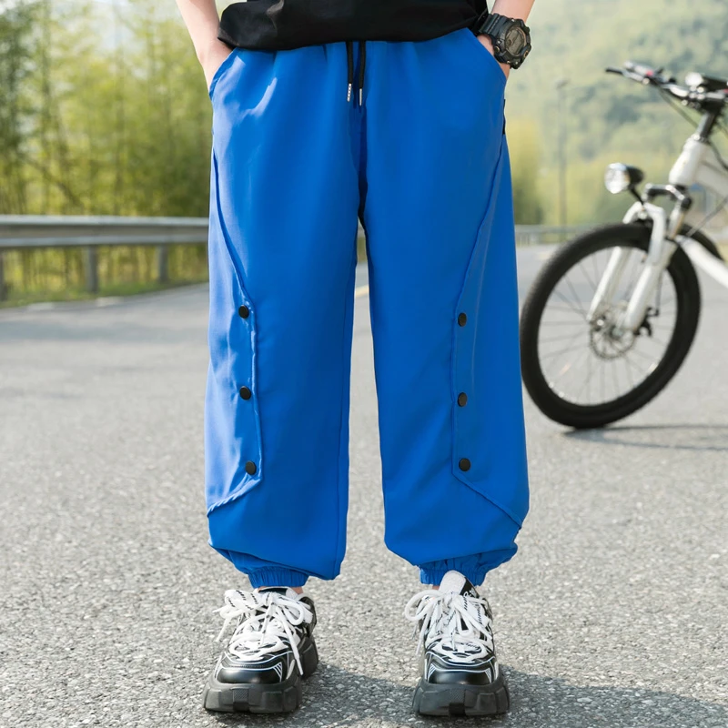 【清仓】夏季新版休闲防蚊裤男夏装九分裤中大童薄款透气工装