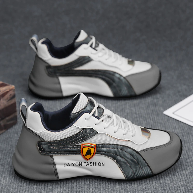 欧文黑曼巴鞋子男鞋休闲百搭夏季透气潮流低帮运动老爹鞋包底鞋