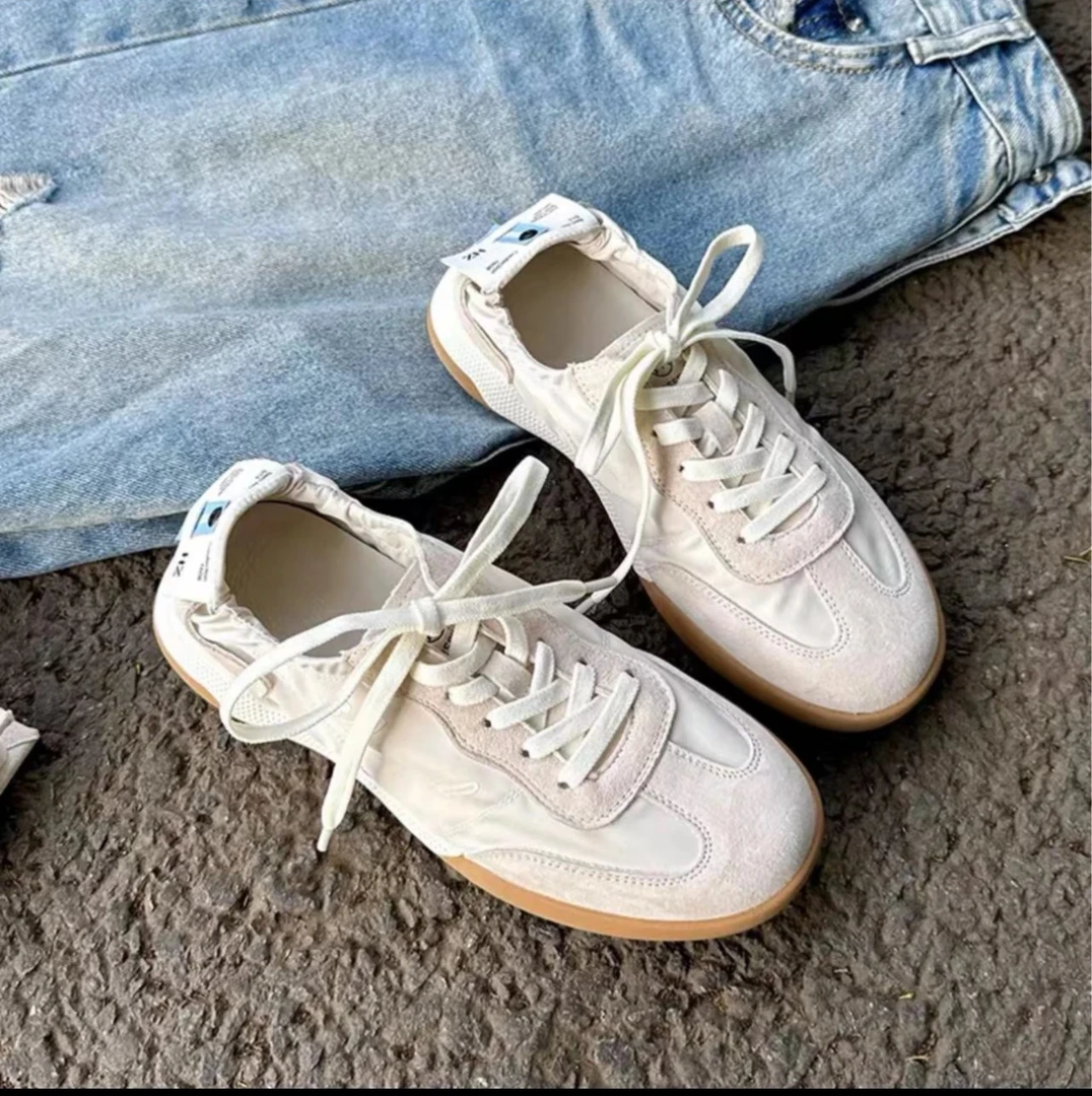 阿甘鞋德训鞋新款夏季芭蕾德训鞋女休闲运动板鞋百搭经典女鞋-E