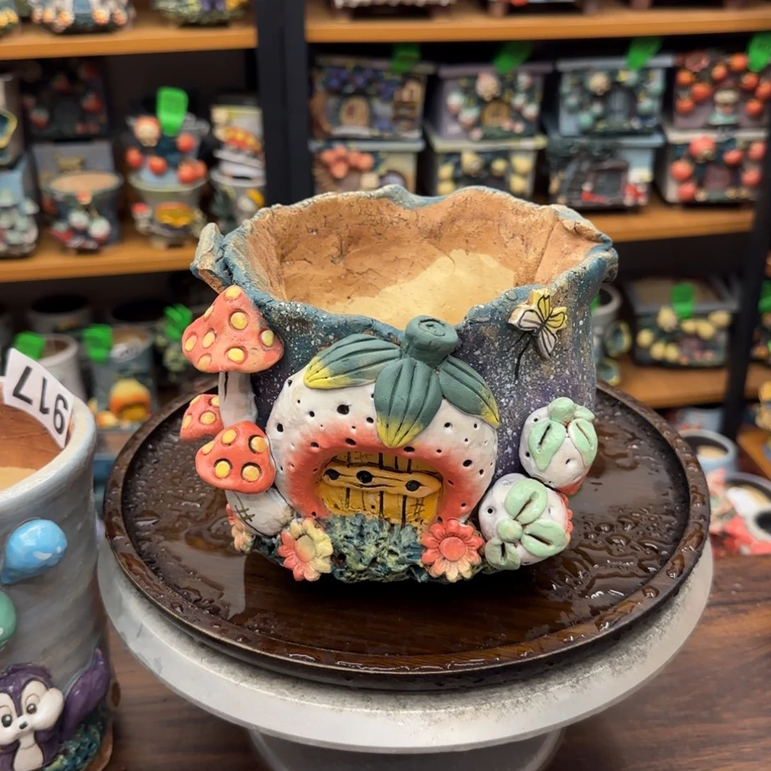 【闪购商品】加*哥粗陶手捏