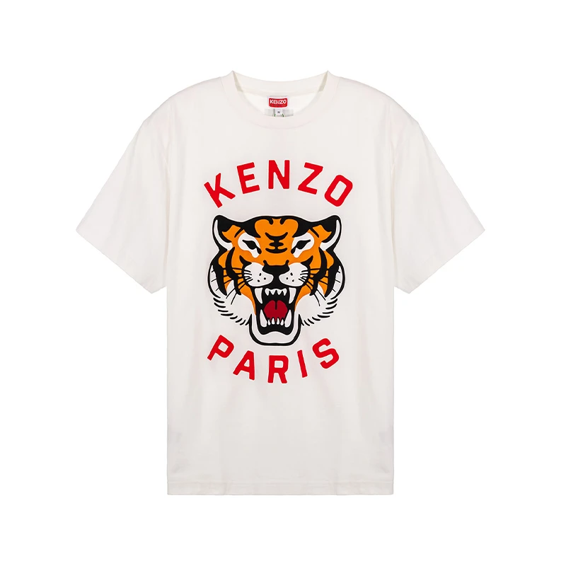 KENZO/肯佐男式纯棉虎头短袖T恤5124029M10013