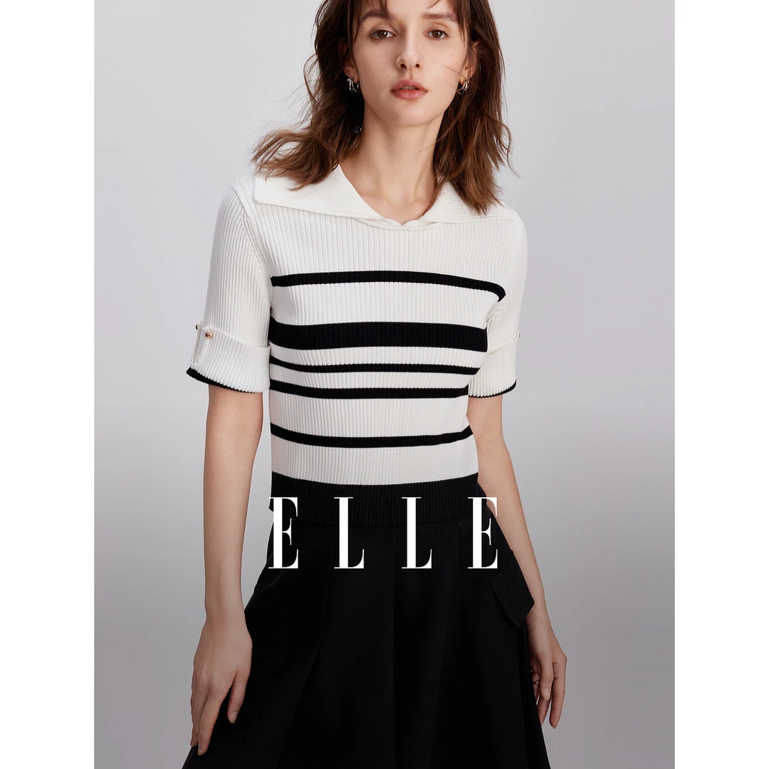 ELLE2024夏季新款风感波粒EZ47637