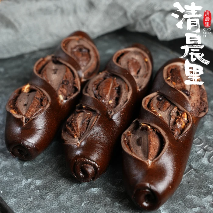 清晨里榛子巧克力碱水棒德式碱水面包耐嚼主食代餐下午茶饱腹