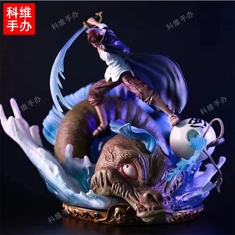 【科维动漫社】战斗红发28cm彩盒海贼王GK手办潮玩摆件礼物现货直发