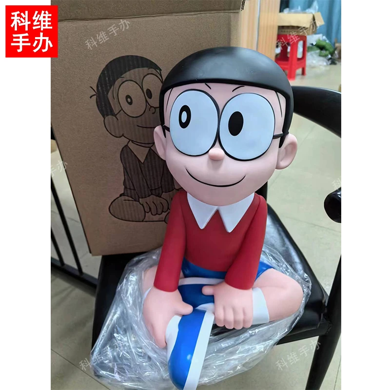 【科维动漫社】大雄42cm哆啦A梦潮玩优质手办模型摆件礼物现货直发