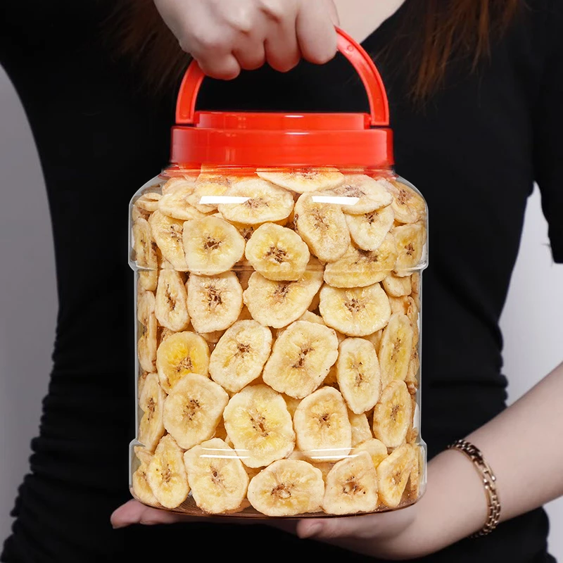 精选香蕉片干罐装香焦干片脆非菲律宾水果干儿童零食特产批发年货