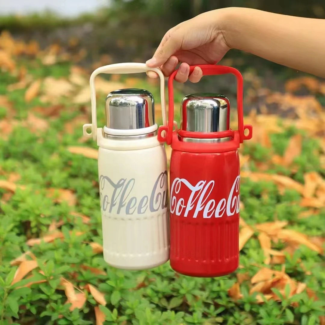 可乐弹跳盖创意手提便携家用保温杯新款316不锈钢大容量