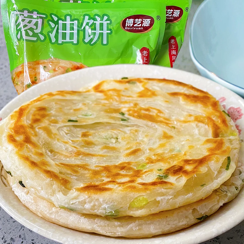 老上海葱油饼葱批发葱花饼半成品饼皮早餐饼1袋900克10片香酥酥脆