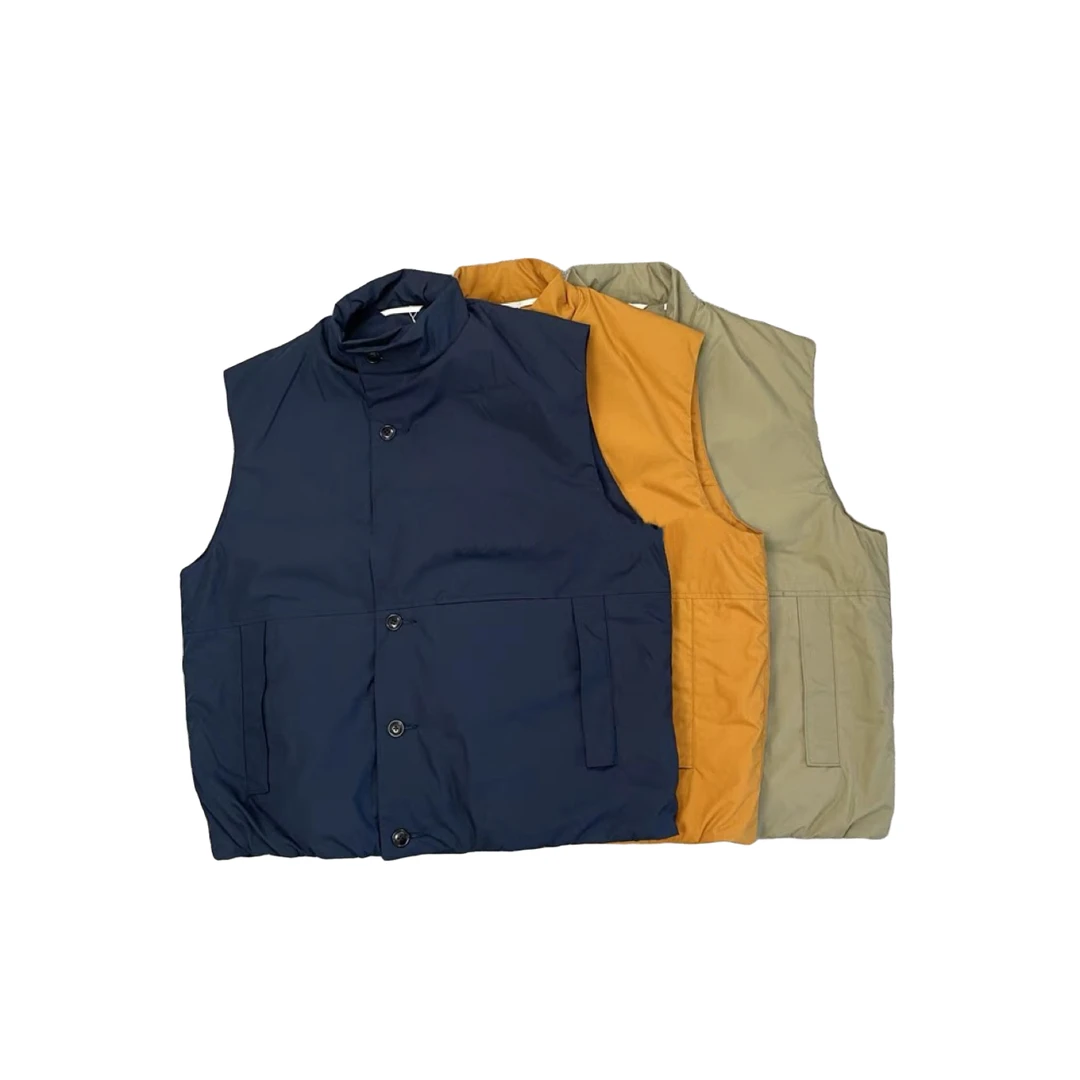 小崔姐【大牌】秋冬原单男女款棉马甲时尚休闲百搭纯色情侣保暖轻薄