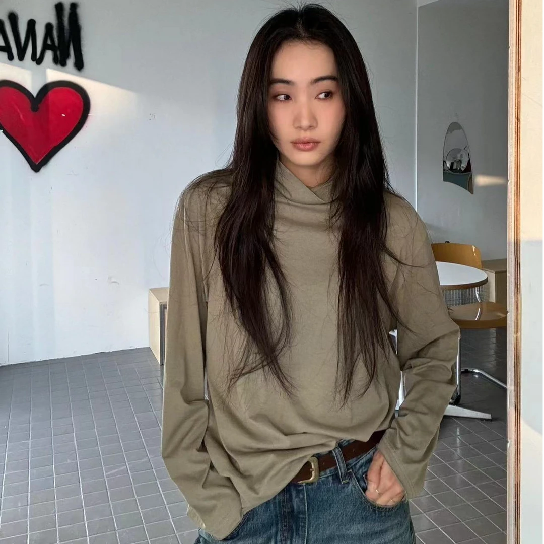 【逸语2024专场】in choose u笑笑家冬季休闲慵懒打底T打底衫86676