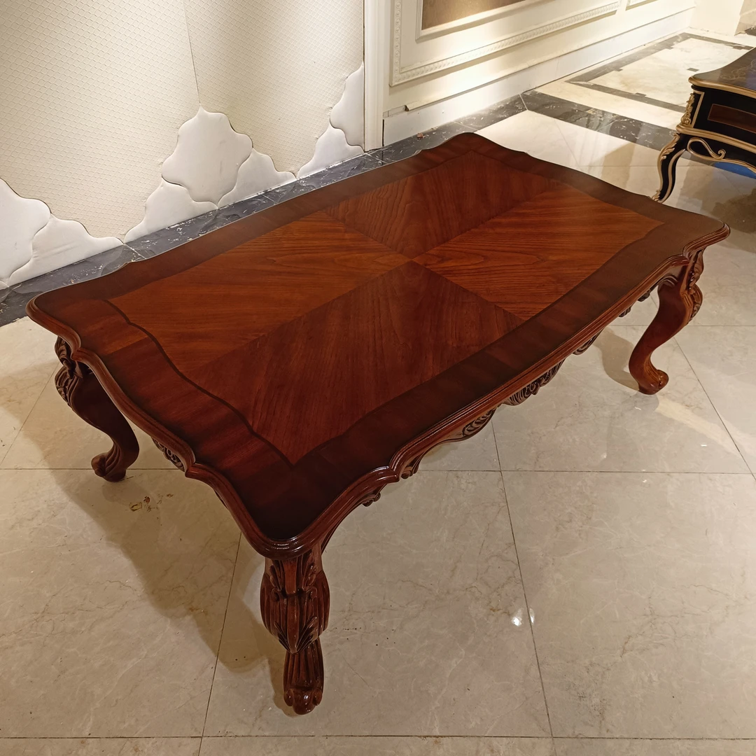 YM145玄关长茶几1300*800*510mm（福利不包安装）美式雕花方几客厅