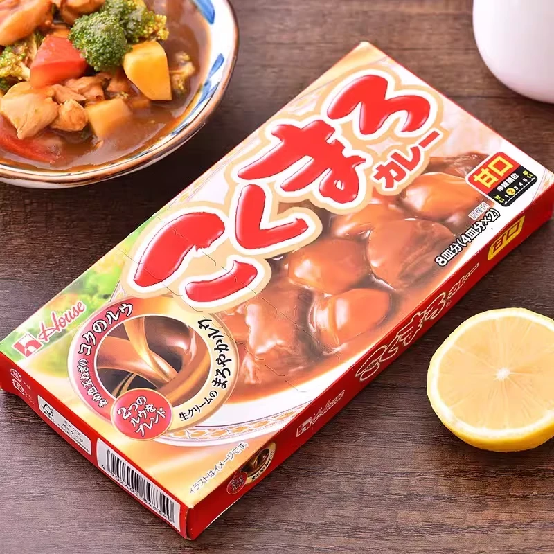 日本原装进口咖喱 好侍咖喱140g house浓厚咖喱块辣味原味微辣