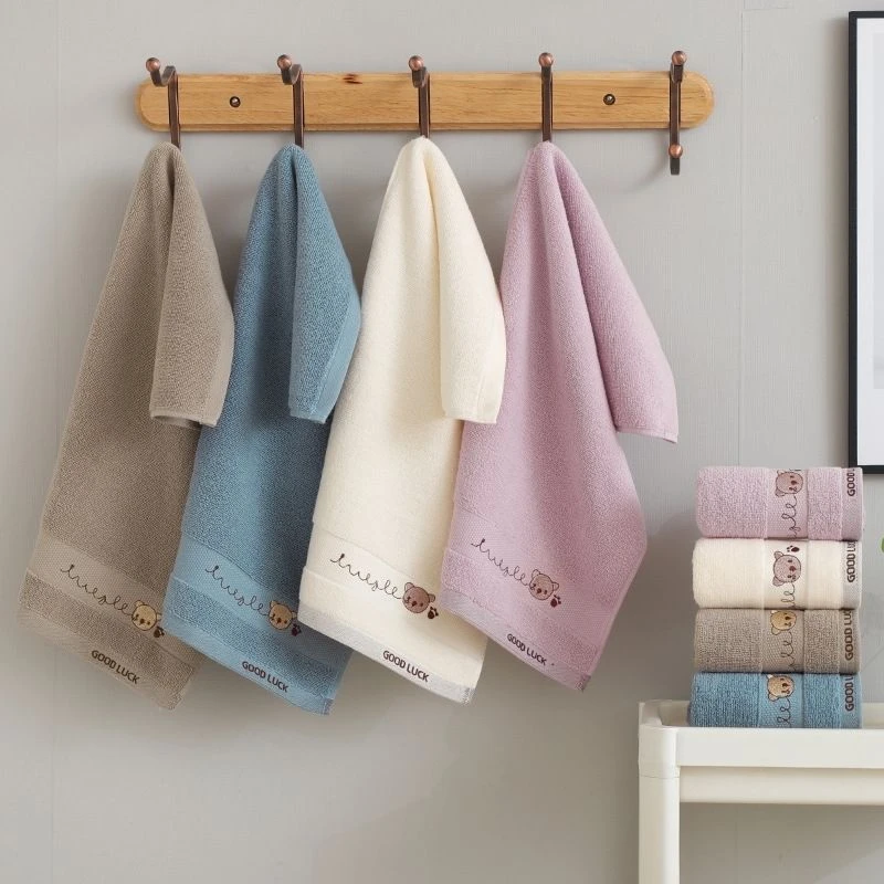 【两条装】学生儿童棉柔可爱家用宝宝洗脸速干吸水小手巾擦脸洗澡