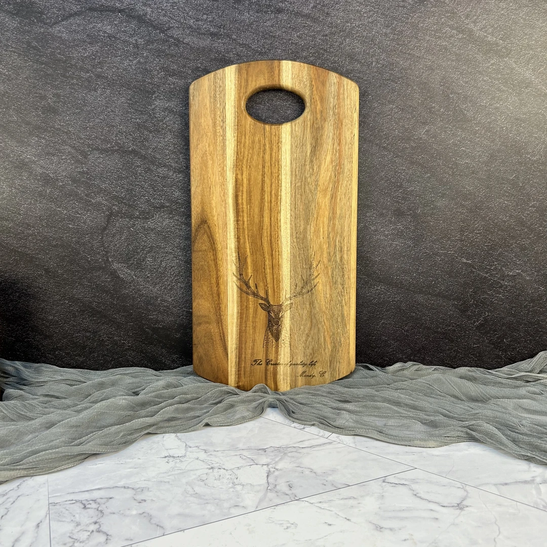 相思木家用面包板蛋糕板水果板寿司板切菜板户外野餐菜板