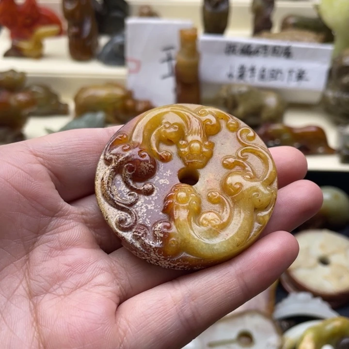 蛇纹石玉颈饰未镶嵌37