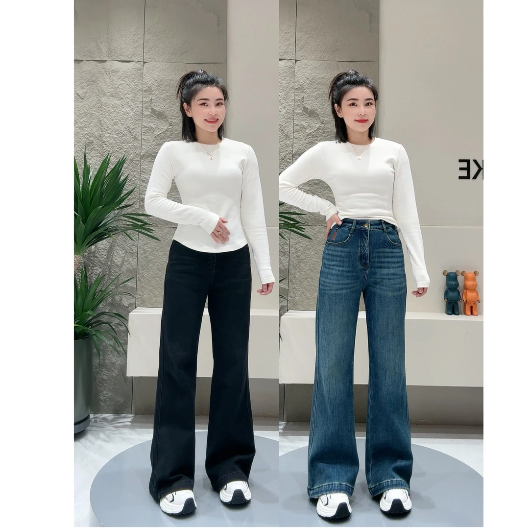 【不贴腿的微喇裤】（加绒）微喇裤98859