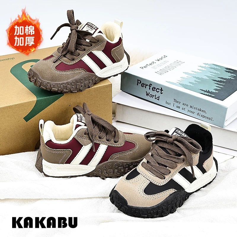 儿童鞋子冬季二棉加绒保暖童鞋魔术贴轻便软底舒适宝宝鞋子167