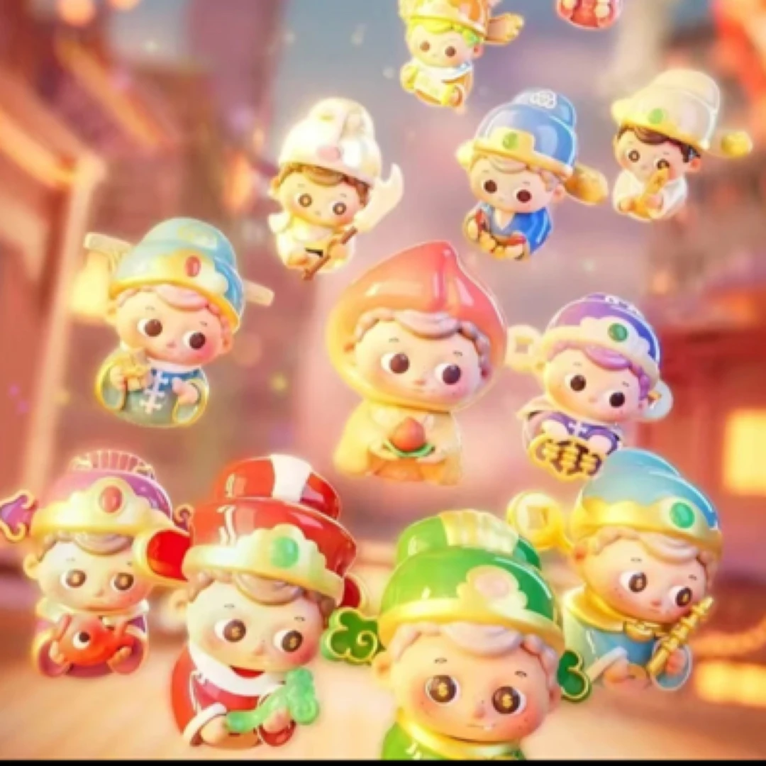【拆】PIDOL有豆必玲系列福神萌粒盲盒手办潮玩摆件