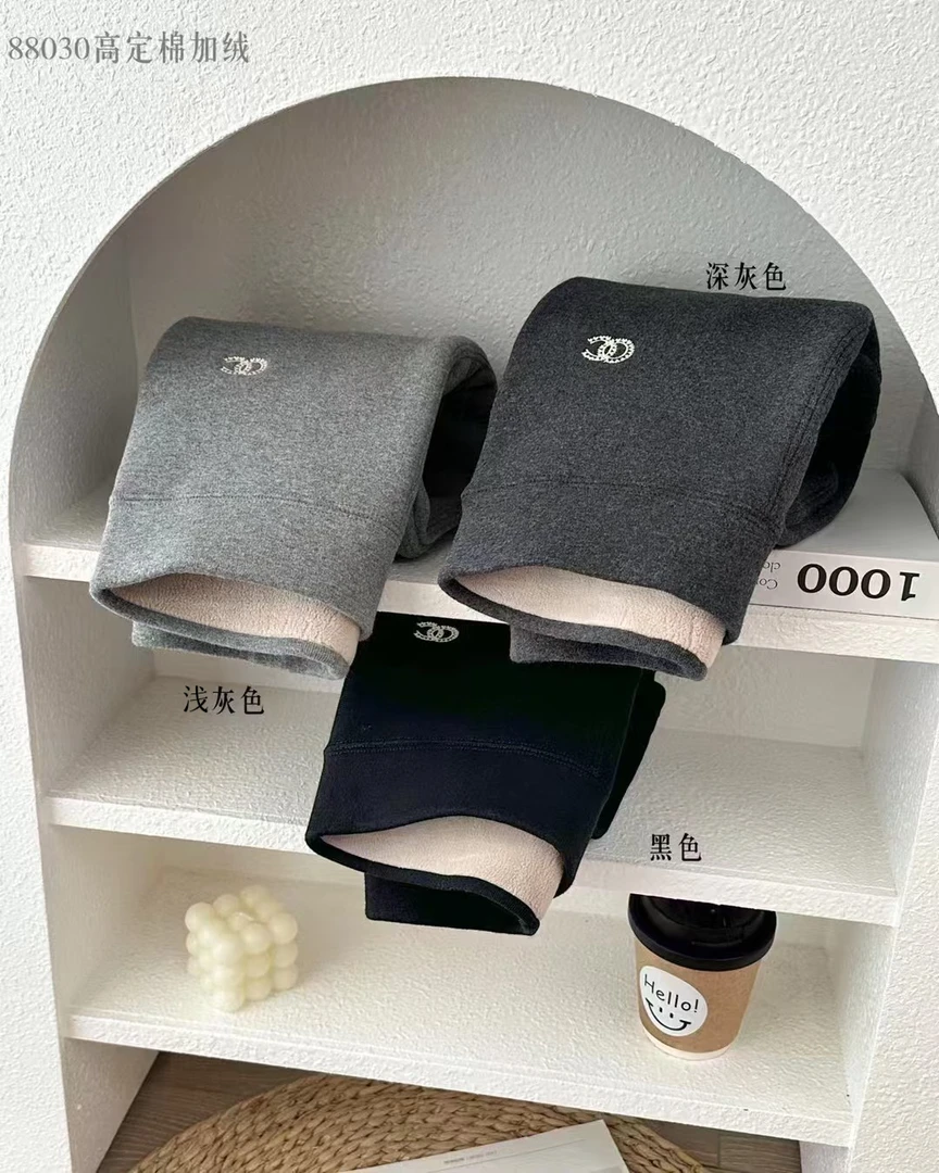 秋冬加厚羊羔绒打底裤可外穿88030