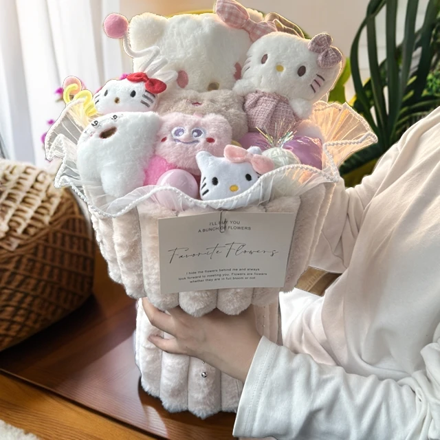 hellokitty凯蒂猫玩偶花束生日礼物女生哈喽kt送女友女孩子毕业礼
