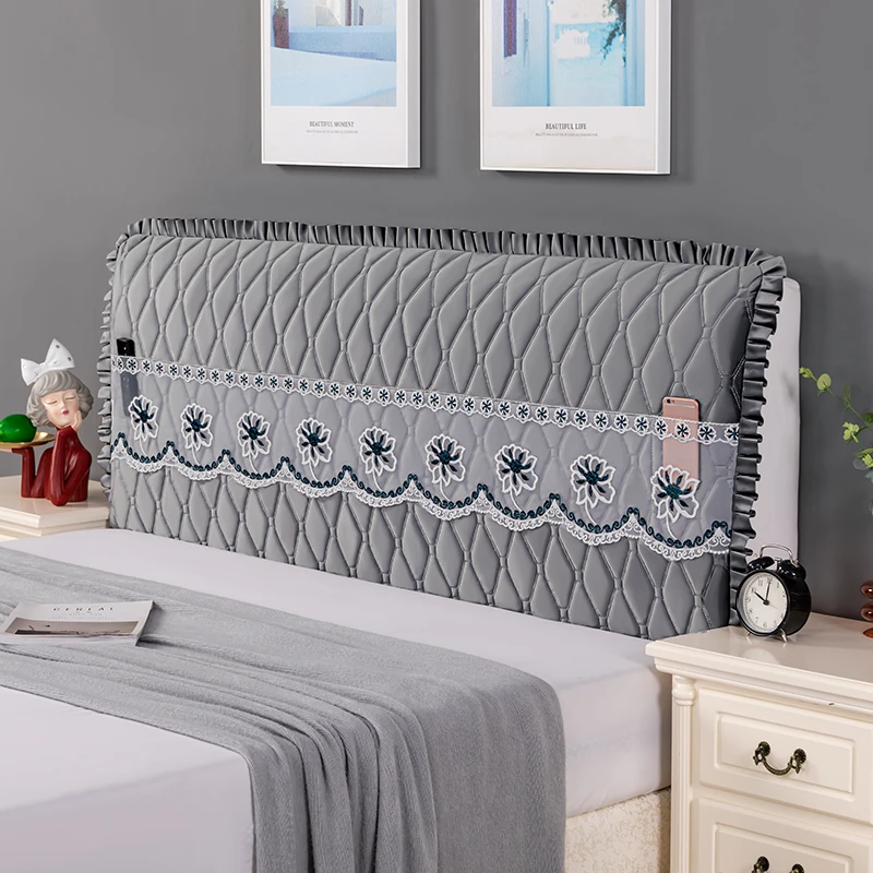 床头罩床头套简约现代防尘罩靠背罩保护套通用木床头皮床头床头罩