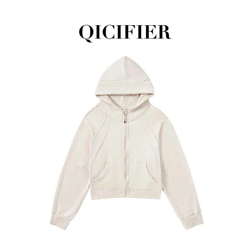 慵懒美式 秋冬加绒连帽宽松时尚休闲运动卫衣 2904