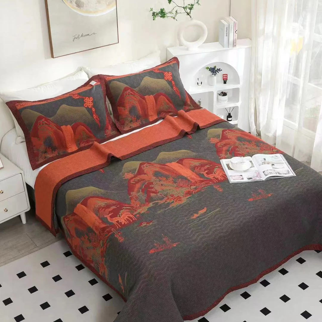 【福禄江山】A类高端四季精梳棉2.3米*2.5米（正负5厘米）亲肤恒温毯