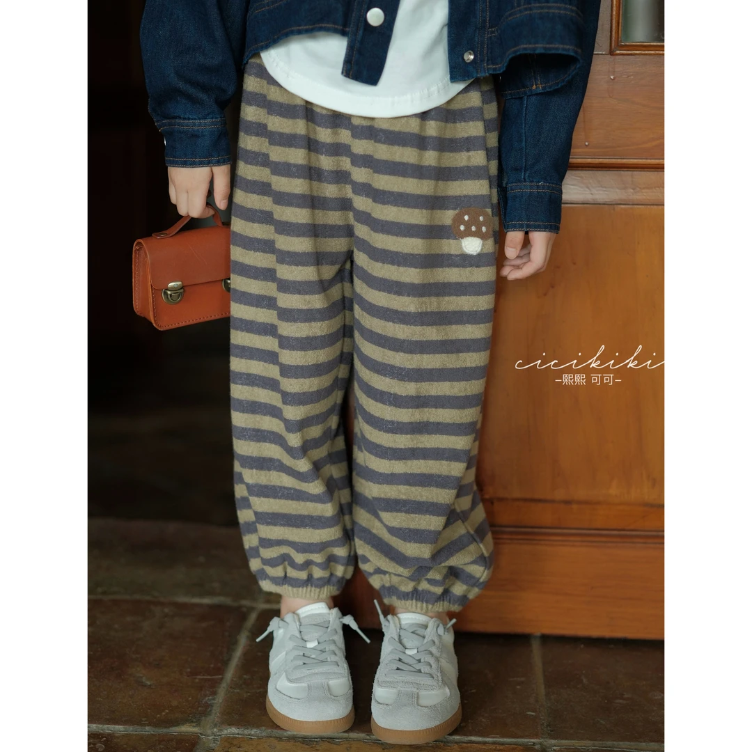 【利卡】休闲儿童女童时尚百搭直筒裤子熙熙可可KZ2443