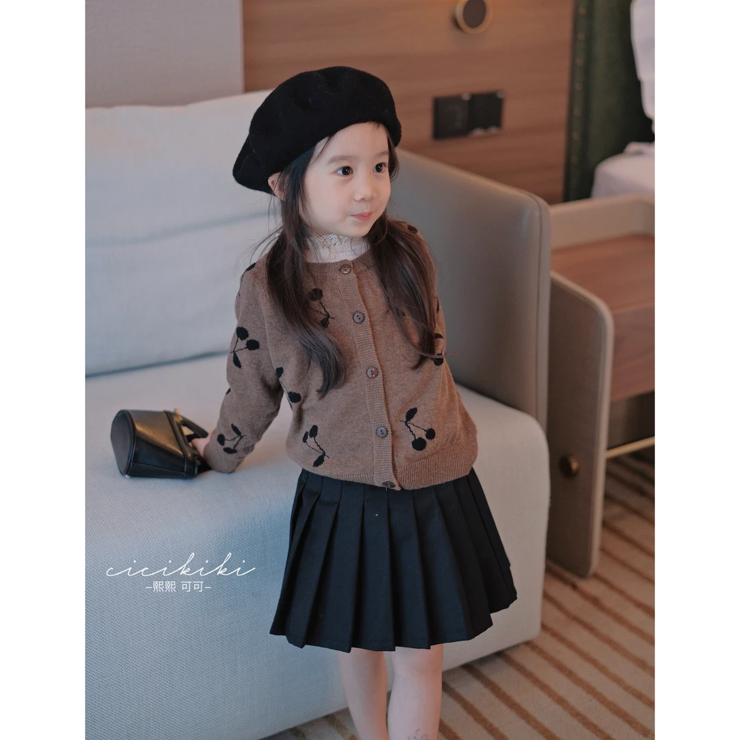 【美拉小樱】儿童童装秋冬时尚百搭长袖毛衣外套熙熙可可MY2425