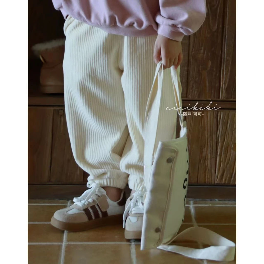 现货【奶油芙芙】儿童童装时尚百搭休闲裤熙熙可可KZ2376
