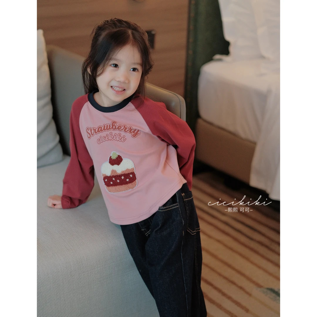 【甜心】儿童童装秋冬时尚百搭长袖上衣T恤熙熙可可TX2451