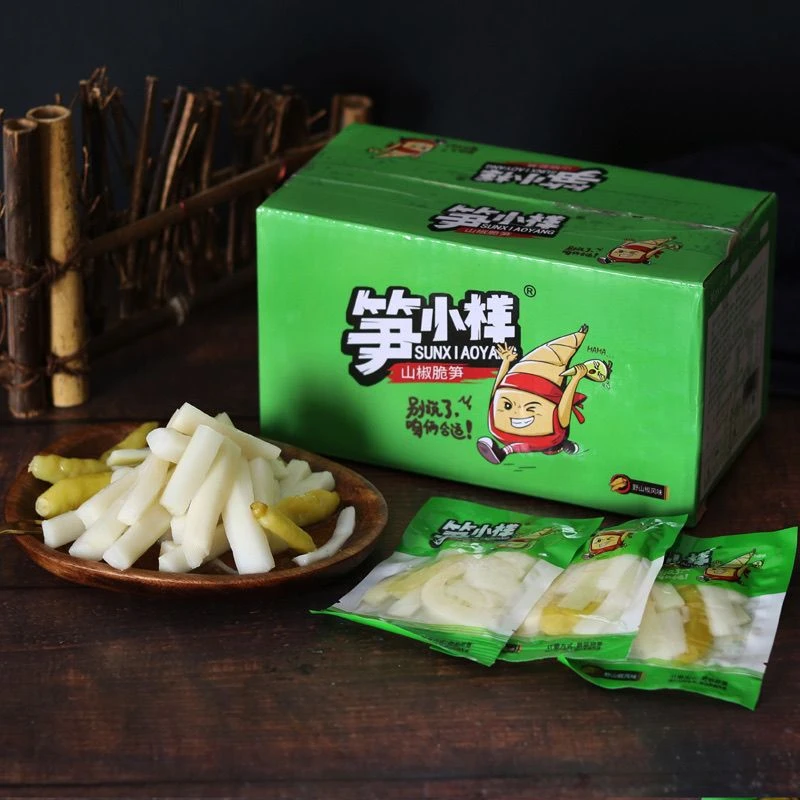 笋小样泡椒脆笋片休闲解馋小零食新鲜脆嫩山椒小竹笋酸辣爽口即食