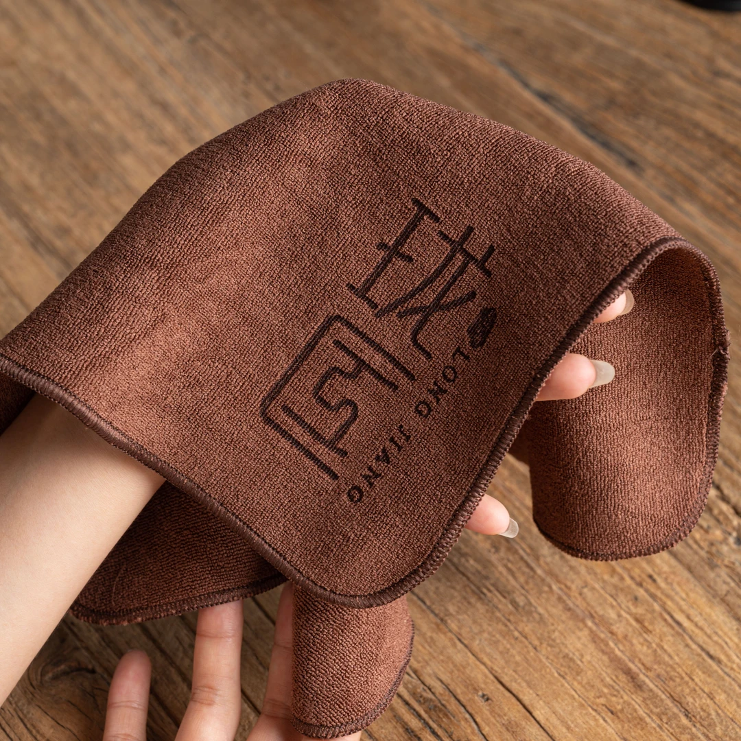 纯棉茶巾高档禅意棉麻茶布大号茶巾布吸水性中国风布垫手工壶垫