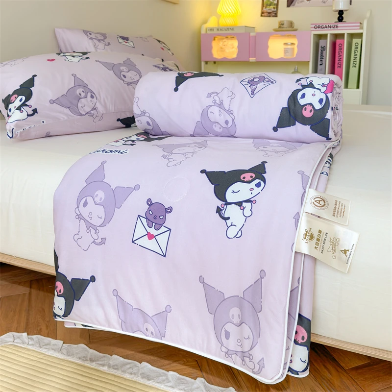 三丽鸥A类针织棉夏凉被120*150儿童空调被单人床夏季空调房盖被子