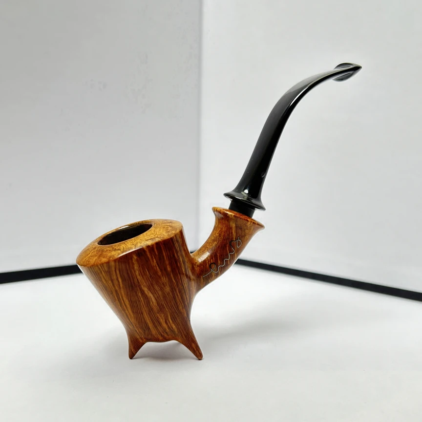 5周志明手工烟斗--酒樽烟斗 口径19.5长度130深度35.5重量32g