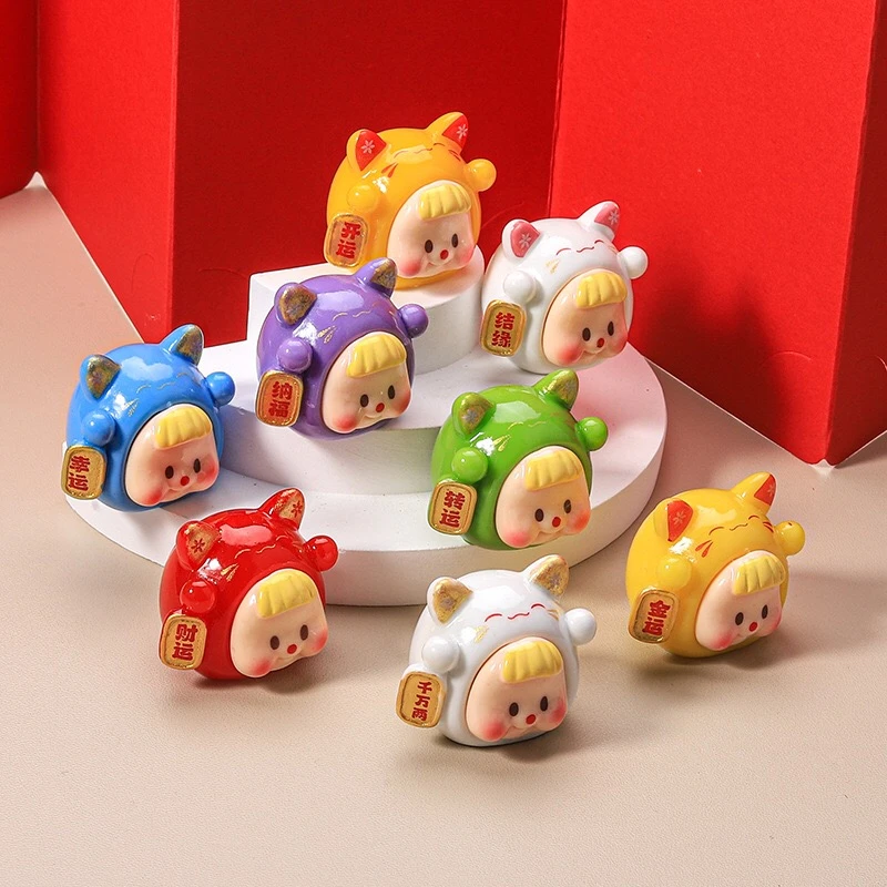 【九宫格】招米猫可爱立体DIY摆件树脂手工