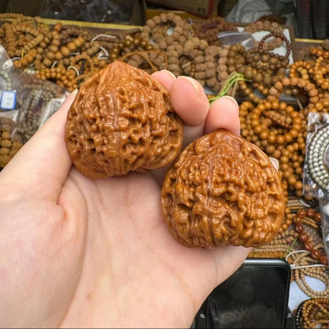 打底官帽大核桃38-40mm左右精品文玩核桃麒麟官帽