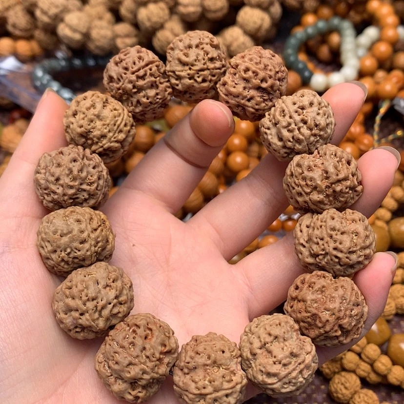 尼泊尔大金刚手串2.3五星蜂王金刚菩提籽手串23mm