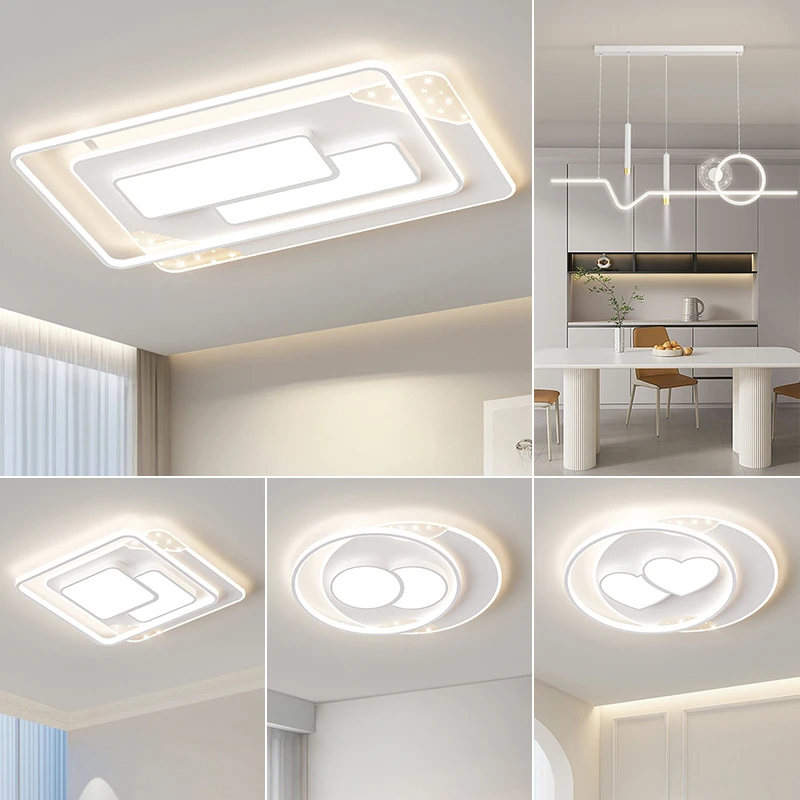 【顾家】客厅大灯长方形现代简约时尚大气家用卧室吸顶灯中山灯