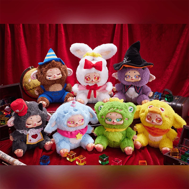 小怪兽 童话之旅系列毛绒潮玩盲盒摆件可爱礼物