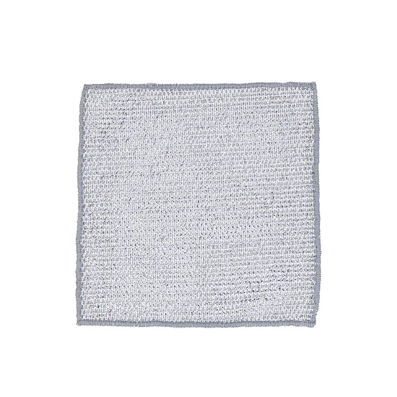 红心I银丝抹布10片单层钢丝厨房不沾油清洁布洗锅去污洗刷家用