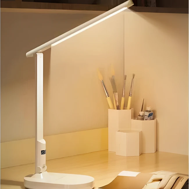 红心文具专属新疆包邮可调节照明显示时间台灯