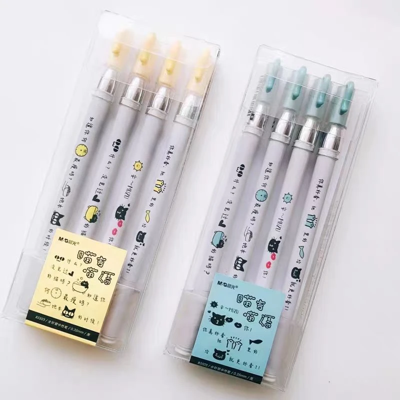 新疆包邮晨光喵屋·喵言喵语中性笔QGPB5503