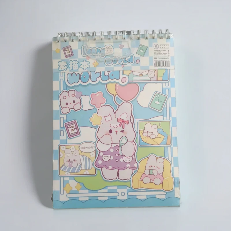 【鑫】新疆包邮余人A4空白线圈素描本45张速写本学生素描本