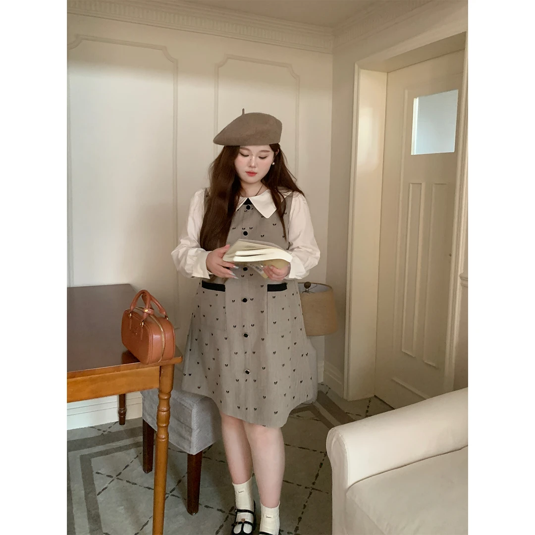 128【流浪丹宁】徐达布 显瘦气质连衣裙 L25132C43