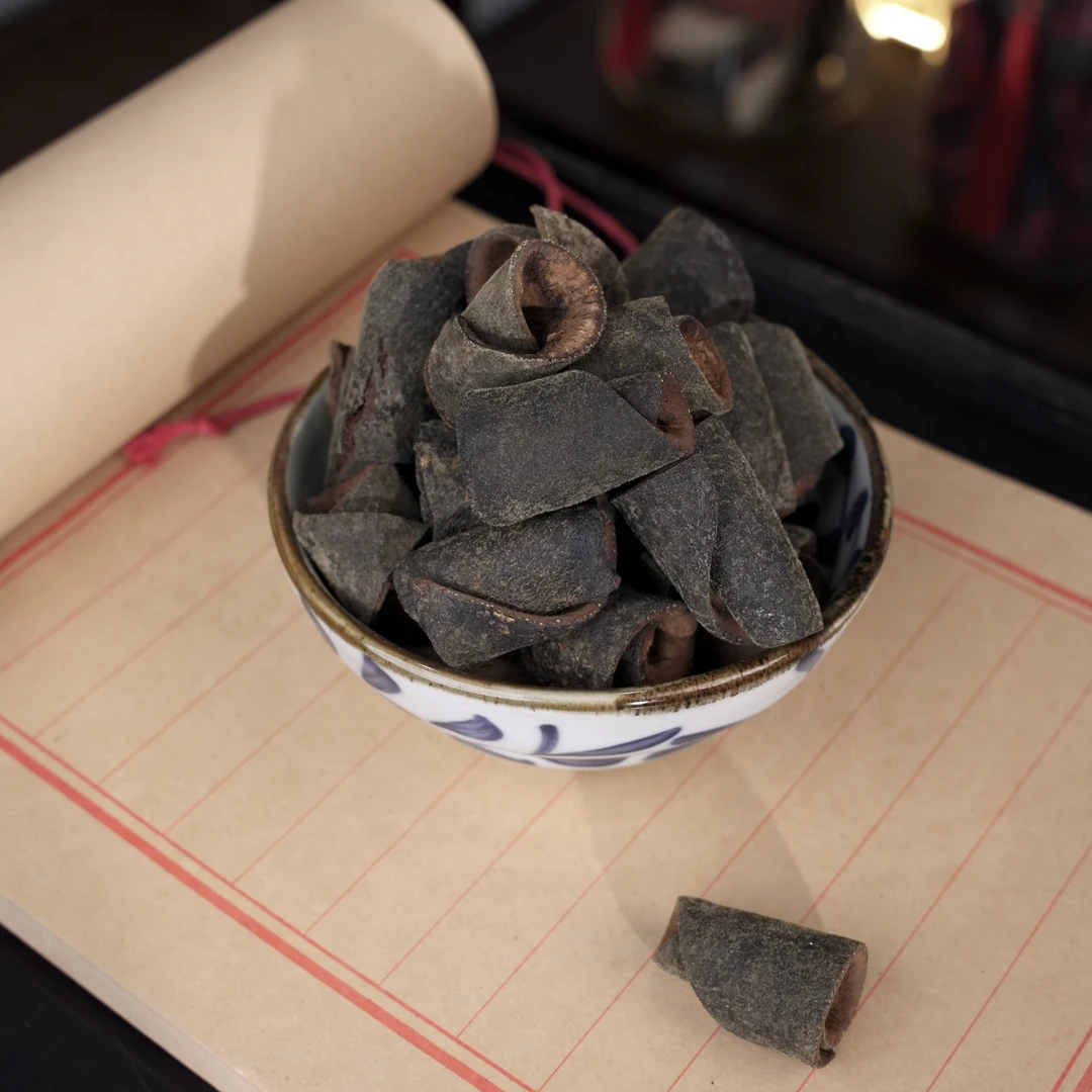 化橘红陈年卷皮一代母树原产地平定镇陈年卷皮