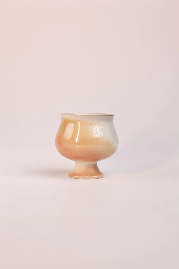 如是柴烧·高足中白泥如是杯