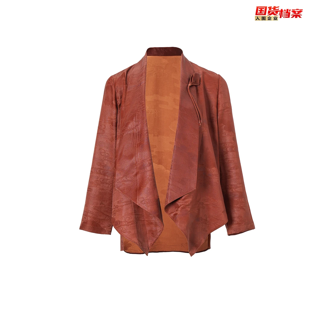 【万象有衣】云水纹-设计师款上衣中式国风复古上衣外套7096