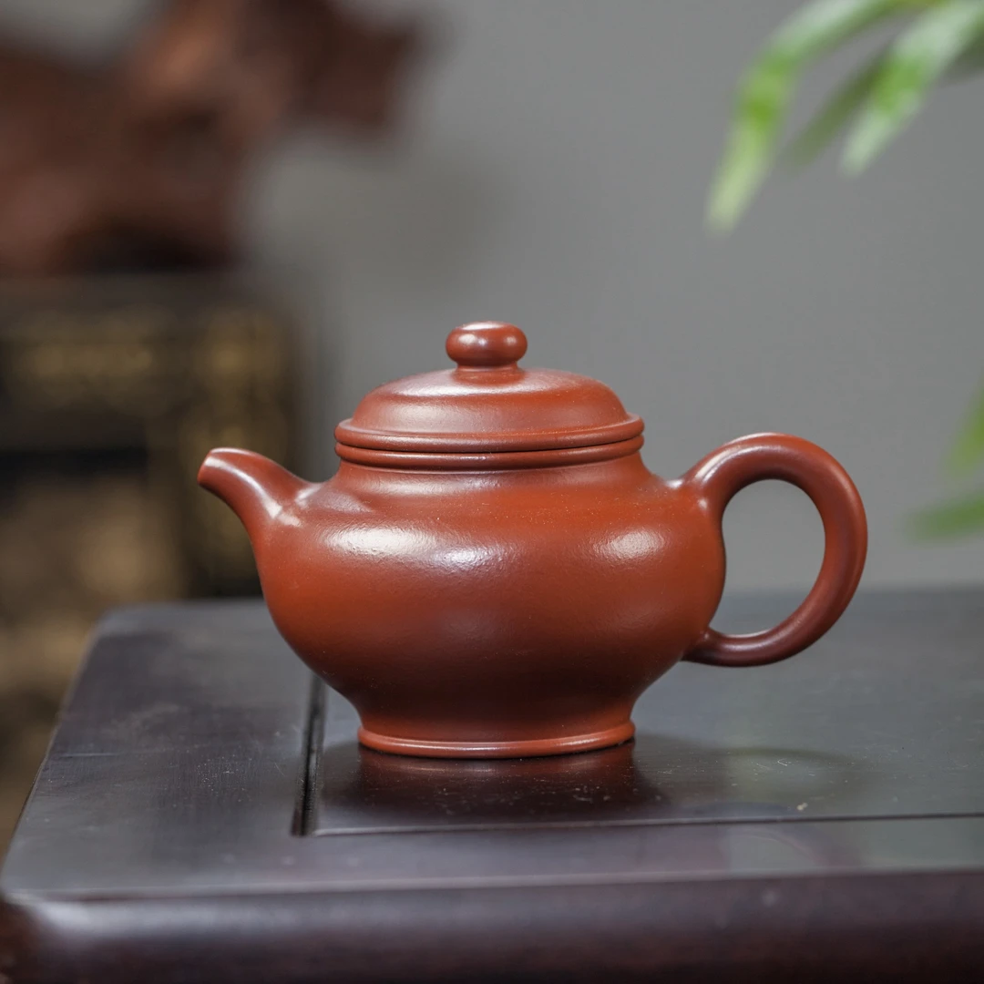 玩砂人原矿朱泥掇只壶精品实用小品约130cc